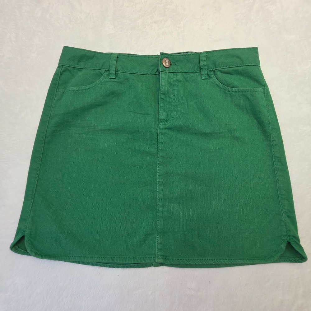 Tommy Hilfiger Green Mini Skirt